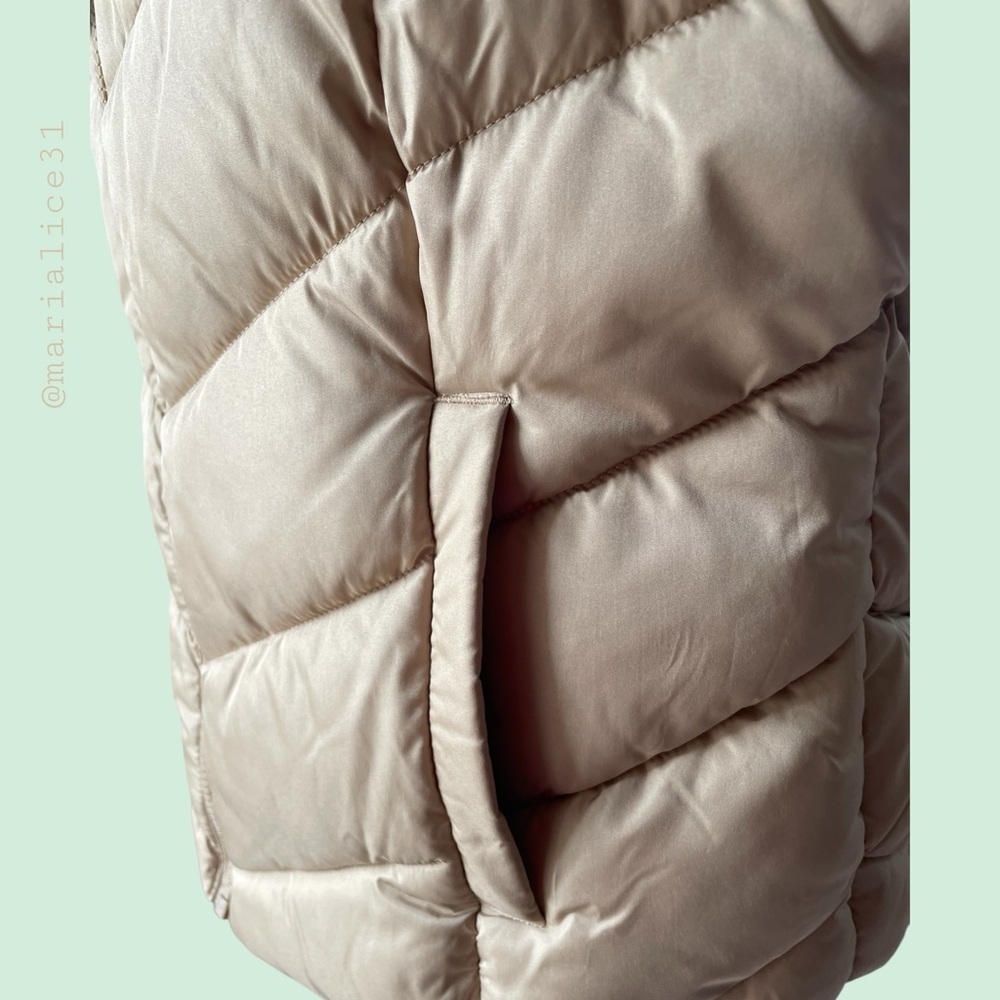 Cole Haan Women's Beige Puffer Vest. Medium. New with tags! - Picture 6 of 13